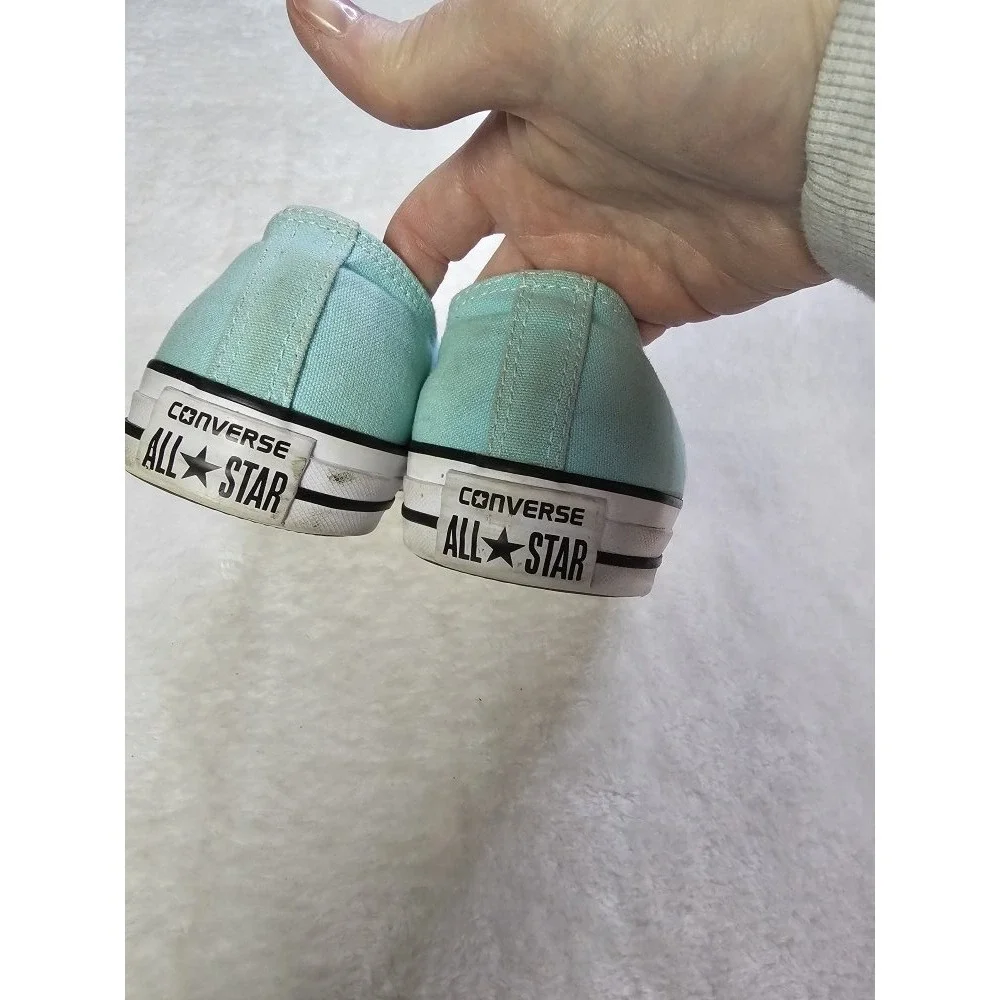 Converse All Star Mens Size 10 Mint Green Canvas‎ Sneakers - Picture 9 of 12